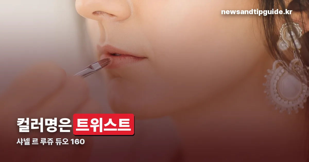 샤넬 르 루쥬 듀오 160 정리 썸네일