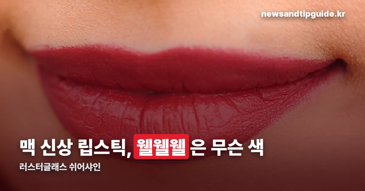 맥 웰웰웰 정리 썸네일